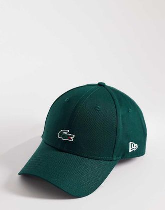 Lacoste x New Era - 9forty - Cappellino verde con logo