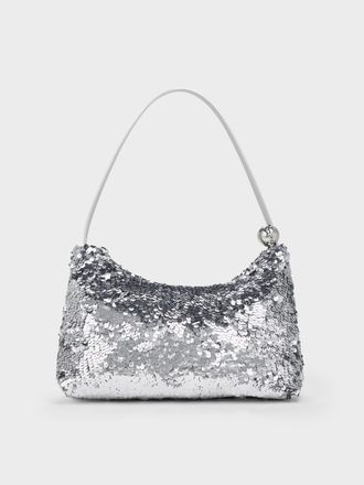 Charles & Keith Jesmyn Sequinned Two-Way Bag