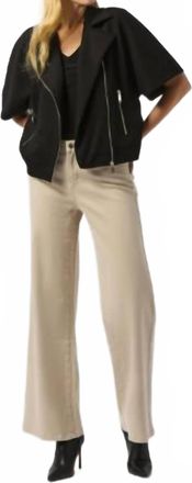 Joseph Ribkoff Edgy Biker Jacket In Black