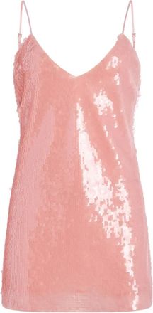 Retrofête Abito con paillettes - Rosa