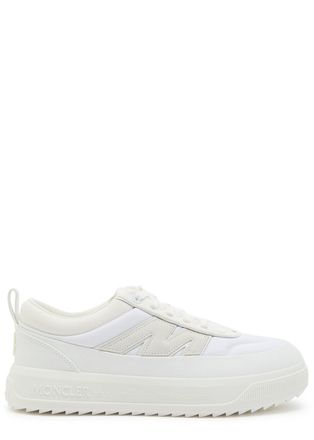 Moncler Altive Quilted Leather Sneakers - White - 46 (IT46/ UK12)