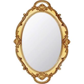 OEM Specchio Da Parete Ovale Decorativo Vintage 37 X 25 Cm (oro)