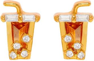 Girls Crew Iced Coffee Stud Earrings in Gold at Nordstrom