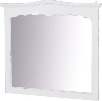 Biscottini International Biscottini - Specchio ingresso da parete Specchiera bagno L90xPR5xH83 cm Specchiera rettangolare da appendere al muro orizzontale verticale