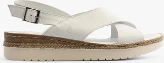 Hush Puppies Womens Hush Puppies SAPHIRA Womens Slingback Sandals White - Size: 7