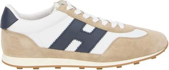 Hogan H699 Sneakers - Heren - Sneakers - Beige - 41 EU - Leer - Schoenen