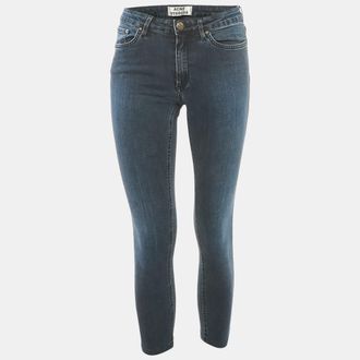 Acne Studios Blue Faded Denim Skin 5 Deep Jeans S Waist