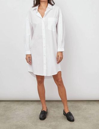 Rails Parson Shirtdress In White