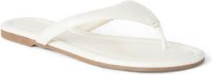 Bruno Magli Malora Flip Flop in Bone Leather at Nordstrom Rack, Size 7.5