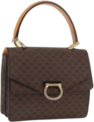 Celine Pre-owned Handbags, female, Brown, Size: ONE SIZE Pre-owned Vintage Plastic Handbag