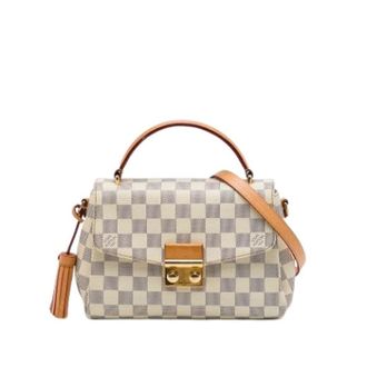 Louis Vuitton Pre-owned Croisette - Dames - Pre-owned - Wit - Maat: ONE Size Leer
