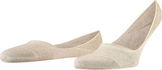 Falke Step Cotton No Show Socks Box in Sand Melange at Nordstrom, Size Small