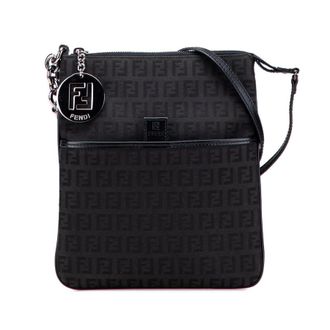 Fendi Pre-owned Fendi Zucchino Canvas Crossbody Ladies 2415 8BT150 JQ5 098