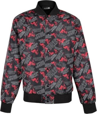 New Era Chicago Bulls All Over Print Bomber Jacket - Heren - Bomber jackets - Veelkleurig - XL - Polyester - Jassen
