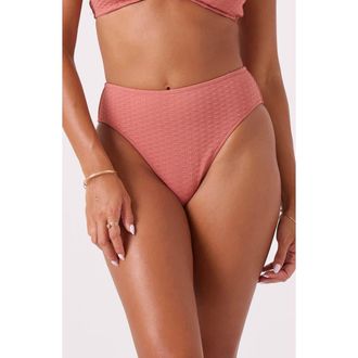 Roxy Haleiwa Hipster Bikini Bottoms in Canyon Rose at Nordstrom Rack, Size X-Small