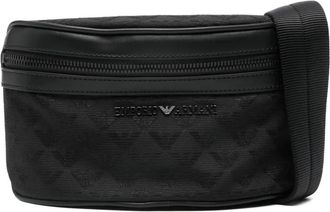 Emporio Armani Heuptas met logopatroon - Zwart