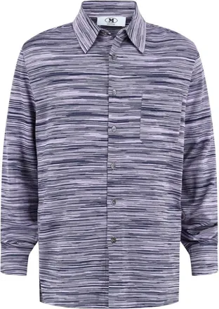 M Missoni Slub Button-Up Shirt