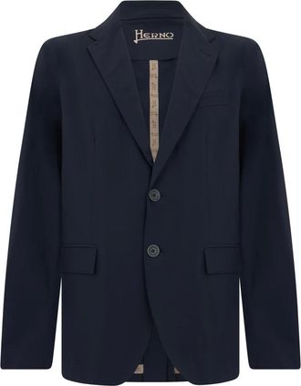 Herno Heren, Jassen, Blauw, Maat: 2XL Katoen