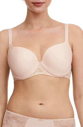 Chantelle Origins Sweetheart Underwire T-Shirt Bra in Nude Blush at Nordstrom, Size 30E