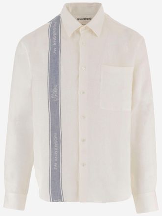 J.W.Anderson Camicia Jw Anderson In Lino Con Camicia In Lino Con Logo