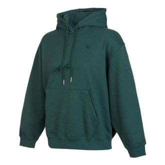 adidas (WMNS) adidas Adicolor Oversize Hoodie Green HM1783