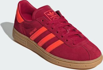 adidas Originals ADIDAS Originals Unisex Muenchen Shoes - Burgundy Leather - Size UK 11.5