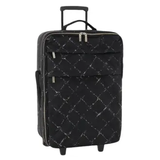 Chanel Pre-owned Weekend Bags, female, Black, Size: ONE SIZE Pre-owned Trunk Weekend Bag