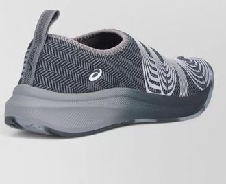Asics low top sneakers patterned upper pull tab