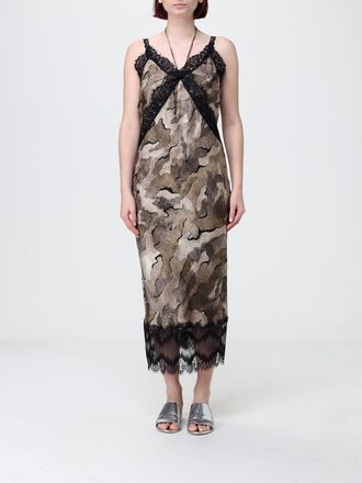 Pinko Abito slipdress in viscosa stampata