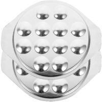 OEM Juego De 2 Platos De Acero Inoxidable Con Forma De Caracol, Utensilios De Cocina - Crezuo