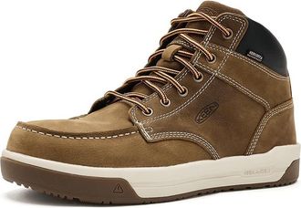 Keen Gibson Waterproof Work Boots (Carbon Toe) Mens Shoes Belgian/Gum : 10.5 D - Medium, Leather