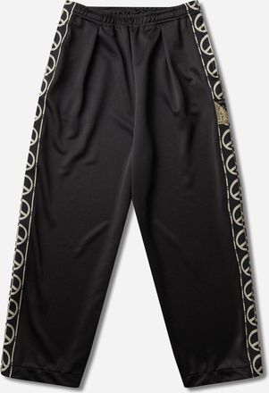 KAPITAL Men s Smooth Jersey TH.D.D. Baggy Track Pants Black