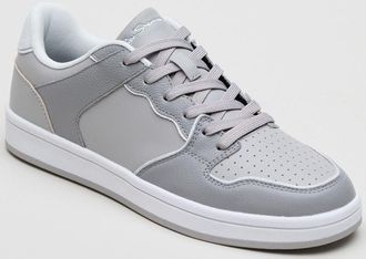 Ben Sherman Club Leather Mens Grey Trainers - Size UK 12