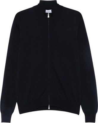 Gran Sasso Giubbino - Heren - Vesten - Blauw - S - Truien & Vesten