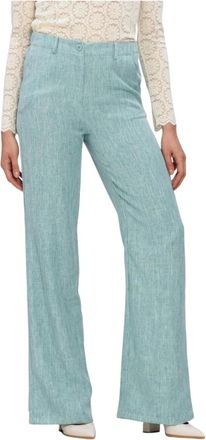 Ydence Ydence, Broeken, Dames, Groen, L, Polyester, Pants Leona Tall