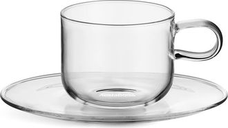 Kosta Boda Viva Cup & Saucer Set in Clear at Nordstrom