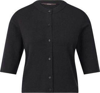 Windsor Zijdeblend Vest Elegante Stijl - Dames - Vesten - Zwart - 3XL - Truien & Vesten