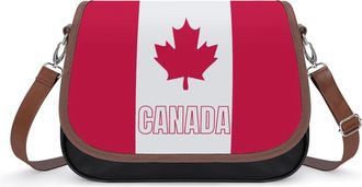 Generic Canadian Flag Fashion Womens Crossbody Bags Novelty Handbag Shoulder Bag Purse