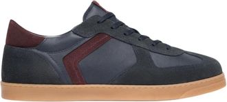 Nero Giardini Sneakers da uomo in pelle e camoscio - - Shoes - Uomo - Blu - 44 EU