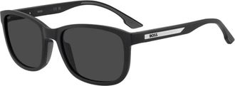 HUGO BOSS 1905/G/S 807 Zonnebril - Heren - Zonnebrillen - Zwart - 57 MM - Accessoires