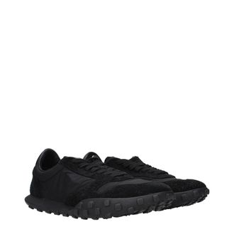 Jil Sander Fabric Mix Sneakers - Black