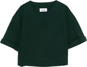 Niù Cropped T-shirt - Groen