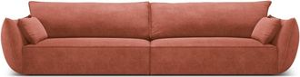 BLOOMINGLOFT 4-Sitzer Designsofa Vanda - Chenille-Bezug