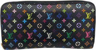 Louis Vuitton Noir Violet Long Wallet (Bi-Fold) (Pre-Owned)