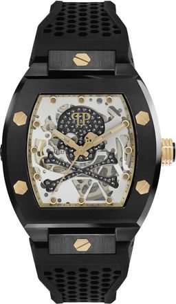 Philipp Plein Automatisch Herenhorloge The $keleton Caviar - Heren - Horloges - Zwart - ONE Size - Accessoires