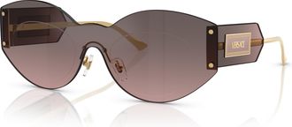 Versace Pink Gradient Flash Shield Ladies Sunglasses VE2276 1002/5 144