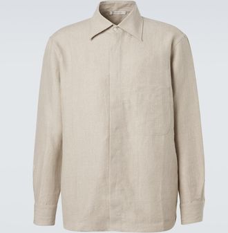 Saman Amel Sobrecamisa de lino