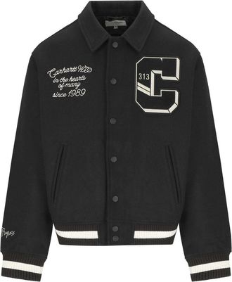 Carhartt Work in Progress GIACCA VARSITY WORLD CLASS NERA CARHARTT WIP