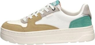 Palladium Pallasphalt Lo - Dames - Sneakers - Wit - 37 EU - Leer - Schoenen