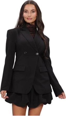 Notre-V Nv-Inda Blazer - Dames - Jassen - Zwart - Maat: XS Leer
